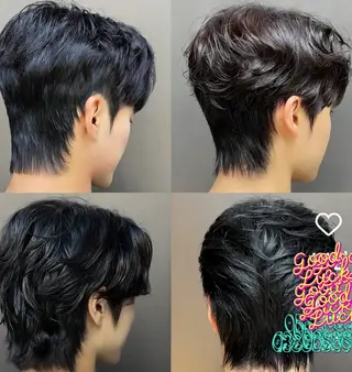 ショート パーマ 三河島駅 韓国美容室のヘアスタイル