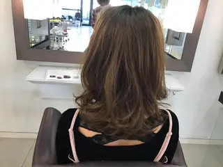 ロング カラー 似合わせ/代表 髪質改善/山田将大のヘアスタイル