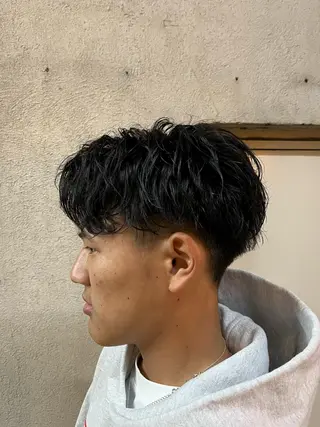 ショート パーマ メンズ 🏆メンズヘア特化 🥇代表りんぺーのヘアスタイル