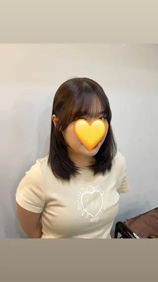ミディアム mit bytree MISAKI🎀のヘアスタイル