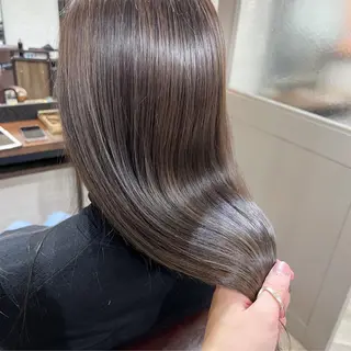 ミディアム カラー 縮毛矯正×髪質改善 店長　DAITOのヘアスタイル