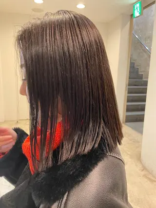 ミディアム カラー 【透明感カラー】💠 TETSUのヘアスタイル