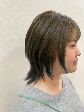 ショート カラー ヘアアレンジ リリー /Men's/パーマのヘアスタイル
