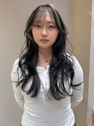 ロング 🩵縮毛矯正・ボブ 岩原朋也🩵のヘアスタイル