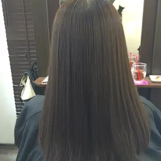 ロング カラー パーマ Re-PEP 大城のヘアスタイル