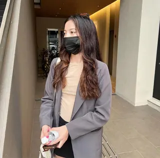 ロング パーマ 畑中 香穂のヘアスタイル