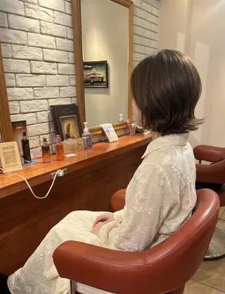 ミディアム カラー flencia 丸 和博｜カットのヘアスタイル