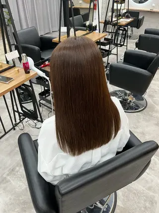 ロング 奥野碧🌈艶髪 /ダメージレスカラーのヘアスタイル