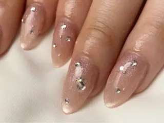 ネイル 渋谷/4週間取れない フィルイン/パラのネイルデザイン