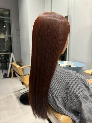 ロング 小顔矯正/レイヤー 透明感カラー✨生真のヘアスタイル