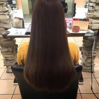 セミロング ロング カラー _WHITE高槻店 yusukeのヘアスタイル