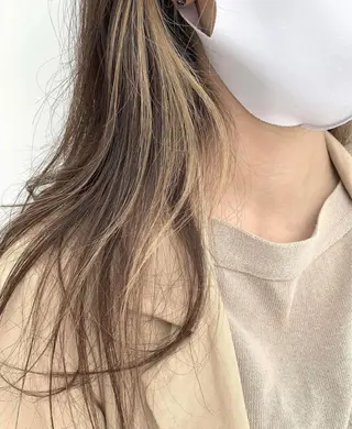 セミロング BRIDGE あきらのヘアスタイル