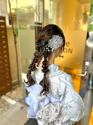 ヘアアレンジ 似合わせヘアメイク 💐オダギリチアキのヘアスタイル