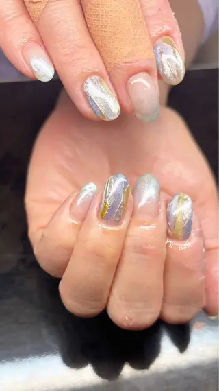 ネイル 手書きが得意🖌️ Y’s  nailのネイルデザイン