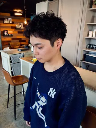 パーマ メンズ 新規再来率No.1 金山/メンズパーマのヘアスタイル