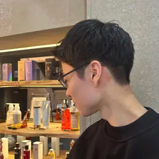 ショート カラー パーマ メンズ 朝楽メンズパーマ 🥇メンズカット吉田のヘアスタイル