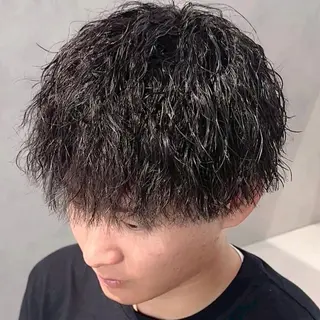 パーマ メンズ 安部 真弘のヘアスタイル