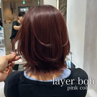 ミディアム カラー 《髪質改善✖️レイヤ ー🩶》ナオヤのヘアスタイル