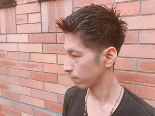 ショート カラー パーマ メンズ ちこ .のヘアスタイル