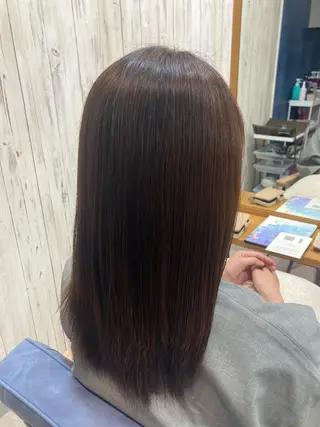 ロング 暖色カラー💞 菊地しおんのヘアスタイル