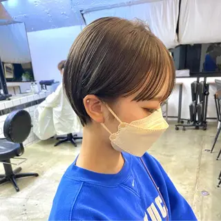 ショート カラー 🟩くすみカラー/ボ ブ/ショート/大司のヘアスタイル