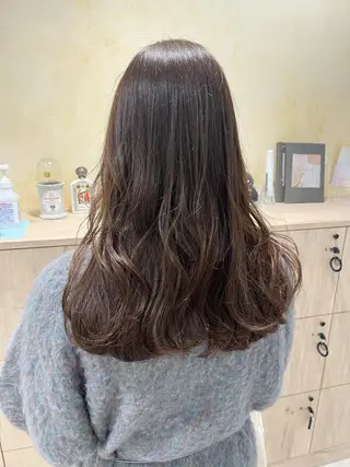ロング カラー ボブ/美髪矯正 /佐藤　奈巳のヘアスタイル