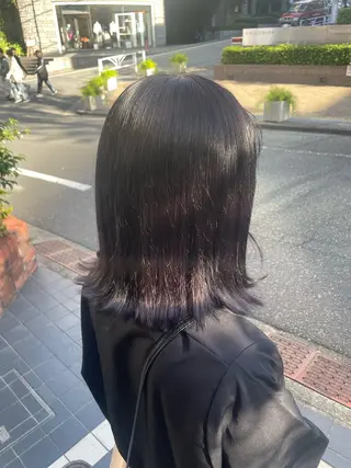 ミディアム カラー 暖色カラー🤎Red Neo meiのヘアスタイル
