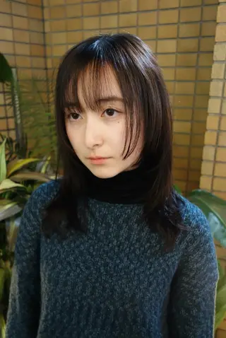 セミロング HEIMER ミカド　サトル△のヘアスタイル