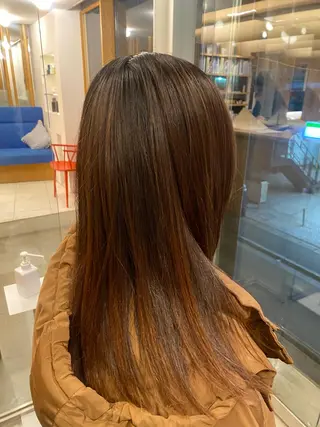 セミロング パーマ 🌻おおとみはな/ レイヤー/Wカラ🌻のヘアスタイル