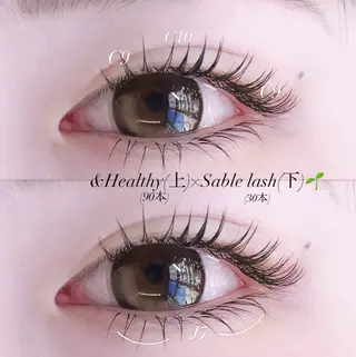 マツエク・マツパ eyelist 福原のマツエク・マツパデザイン