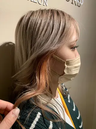 セミロング カラー 【ANSWER】 渡辺カリン🌼のヘアスタイル