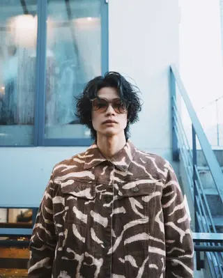 ミディアム メンズ メンズカット ／ パーマ ／ コハのヘアスタイル