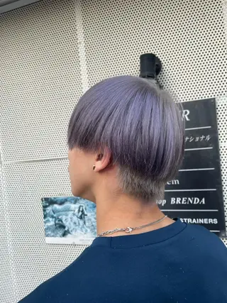 ショート メンズ 安田和洋 ブリーチカラー特化のヘアスタイル