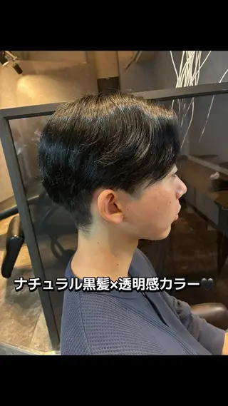 ショート カラー メンズ 櫂斗／透明感カラー／ 大宮／モデル様募集のヘアスタイル