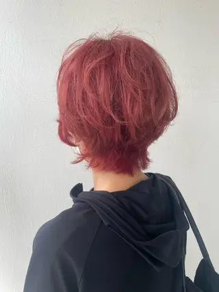 ミディアム SARA古賀店 かすみ🐬🩵のヘアスタイル