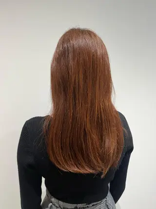 セミロング マンツーマン 縮毛矯正/マユコのヘアスタイル