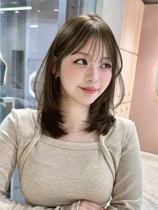 セミロング 大宮 / misuzu🎀🤍のヘアスタイル