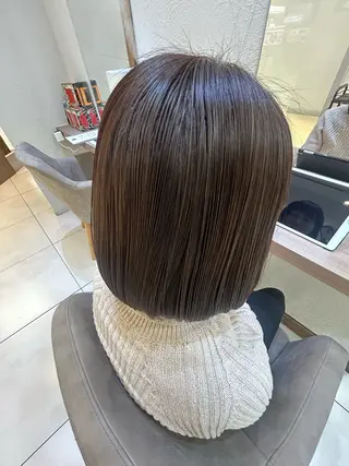ショート 縮毛矯正/髪質改善/ 艶髪ササキナツミのヘアスタイル
