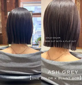 ミディアム カラー ⌇🌹透明感カラー 🌹ᴍᴇɢᴜᴍɪ ⌇のヘアスタイル