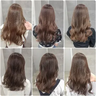 セミロング ミルクティー特化 🌈島内　琢真🌈のヘアスタイル