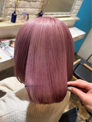 ショート カラー 透明感カラー/パーマ 🌀アオノのヘアスタイル