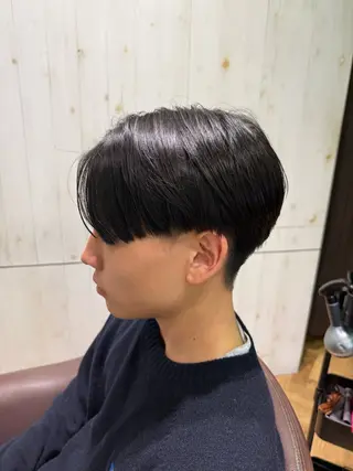 ショート メンズ 溝口 槙里也のヘアスタイル