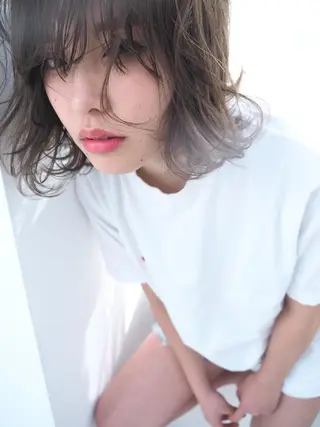 ショート ミディアム セミロング ロング カラー 🌈韓国ヘア KOUSEI🌈のヘアスタイル