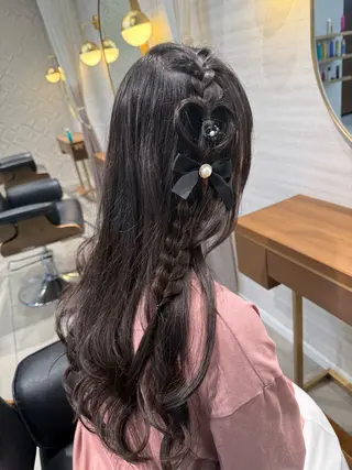 ヘアアレンジ 長谷川 紗羅のヘアスタイル