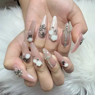 ネイル 🎀nana🫧 ワンホンネイル🎀のネイルデザイン