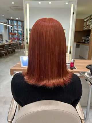 カラー KENJE湘南台 田澤明菜のヘアスタイル