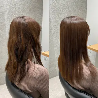 ミディアム 髪質改善ヘアケア 艶髪特化/上田のヘアスタイル