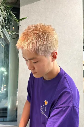 カラー メンズ お洒落カジュアル🍃 まなとのヘアスタイル