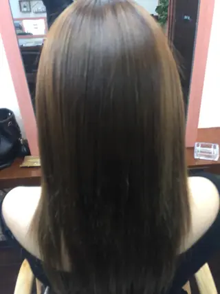 ロング パーマ 桧山 真のヘアスタイル