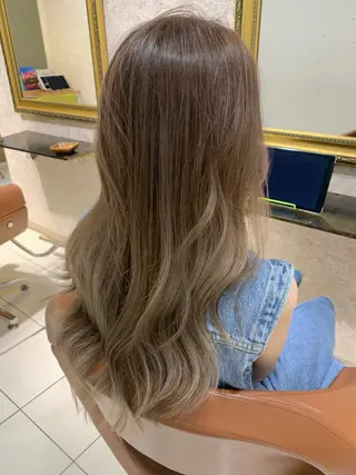 セミロング MORISAKI ✂︎縮毛矯正のヘアスタイル